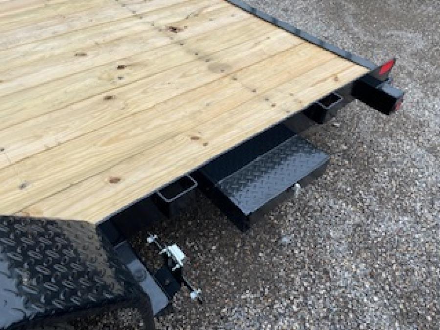 Big Tex TH70 7K TAND CAR HAULER 83"x18 OL 4SIR, SPMT, 2-BRK, BLK, Image 2