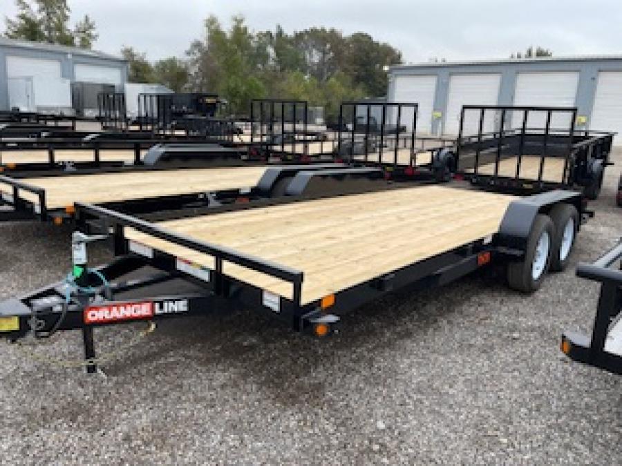 Big Tex TH70 7K TAND CAR HAULER 83"x18 OL 4SIR, SPMT, 2-BRK, BLK, Image 4