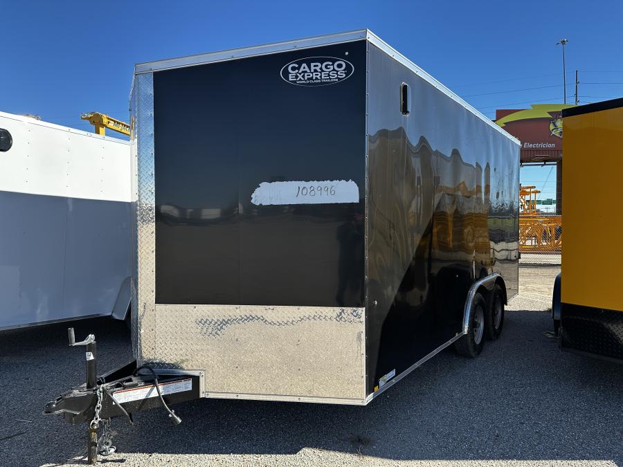 8-1/2 X 16 FLAT TOP SLOPE V-NOSE  Cargo Trailer Image 0