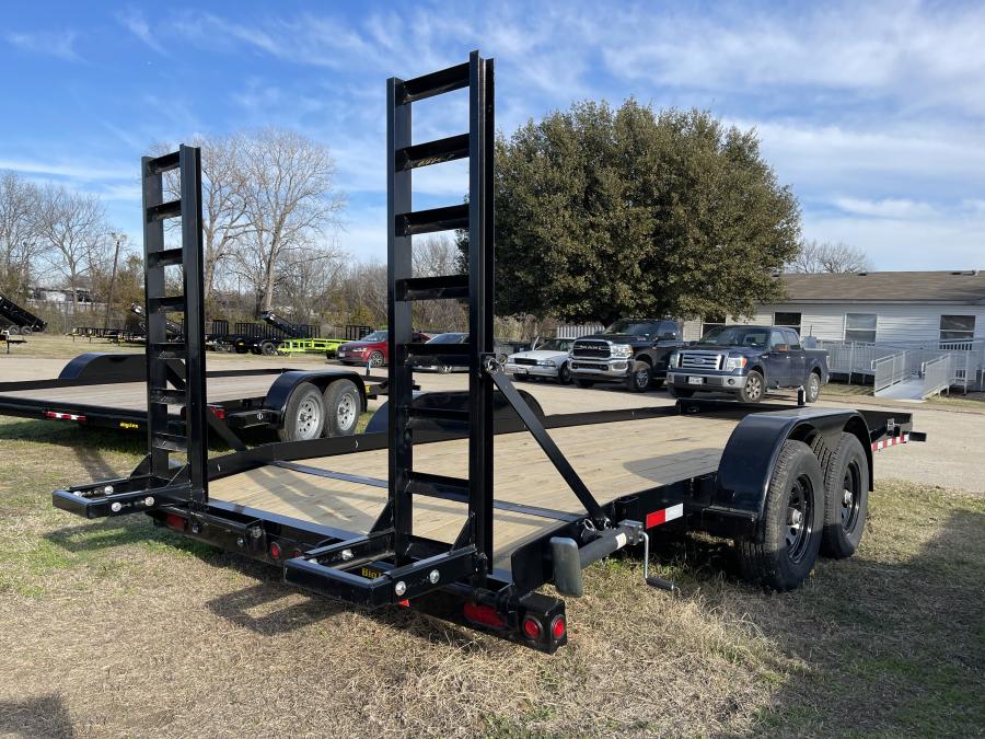 Big Tex 10CH, Car Hauler, 83″ x 18′, 9.9K, Dovetail, 5′ Stand Up Ramps image 3
