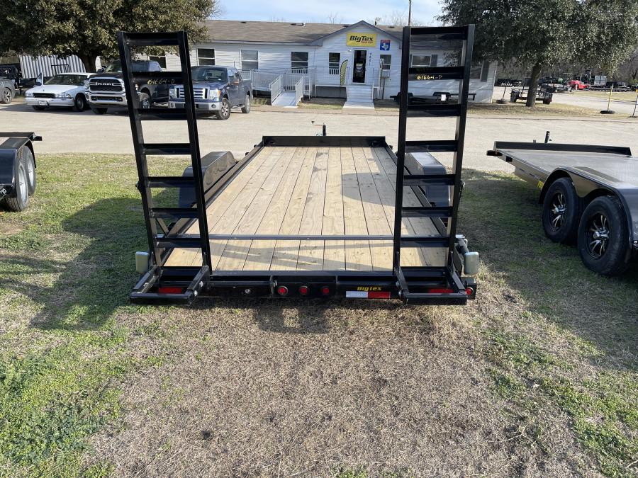 Big Tex 10CH, Car Hauler, 83″ x 18′, 9.9K, Dovetail, 5′ Stand Up Ramps image 4