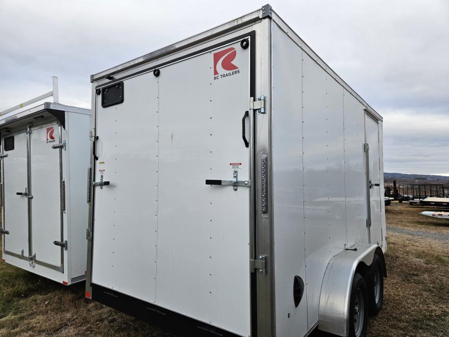 RWT7 RWT 7 x 14 TA FLAT TOP WEDGE ENCLOSED TRAILER BY RC Image 3