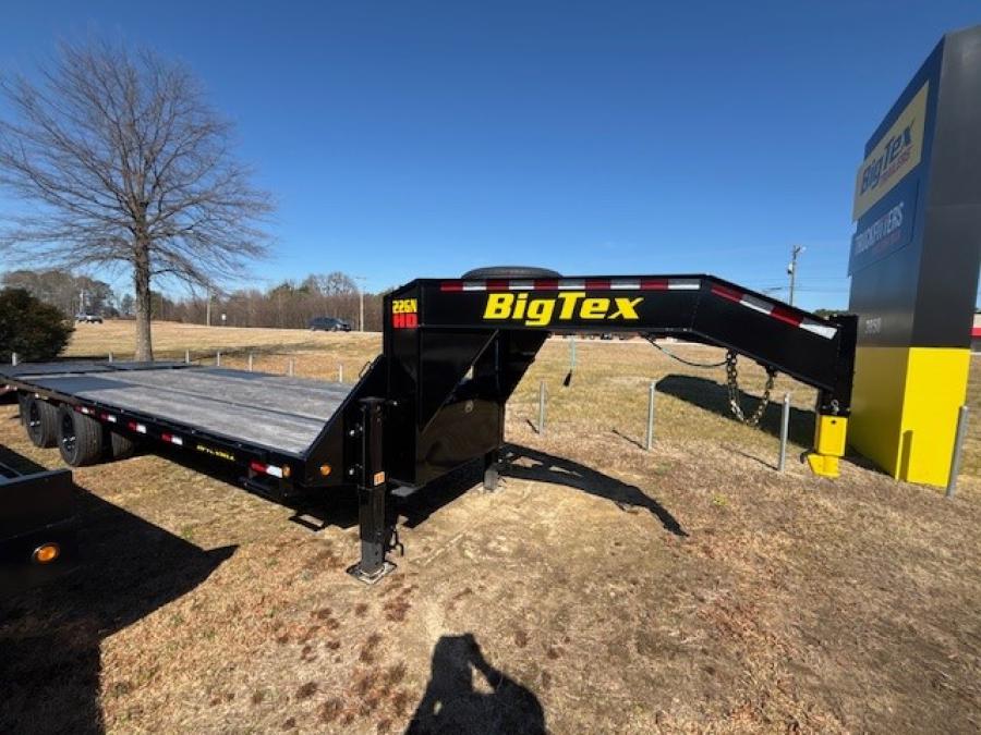Big Tex 22GN, Gooseneck, 102" x 25', 23.9K, Dovetail, Mega Ramps Image 1