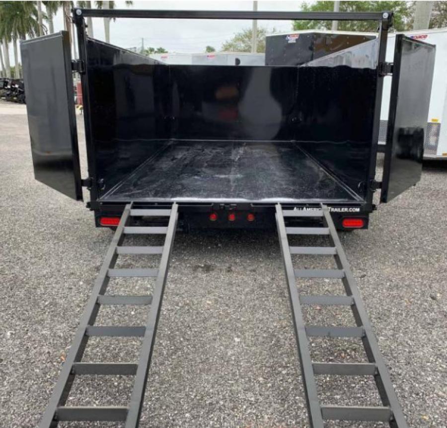 Big Tex 14TD, Dump, 83" x 14', 14K, 4' Sides Image 6