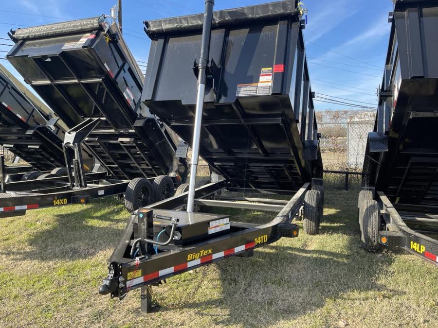 Big Tex 14TD, Dump, 83" x 14', 14K, 4' Sides Image 5