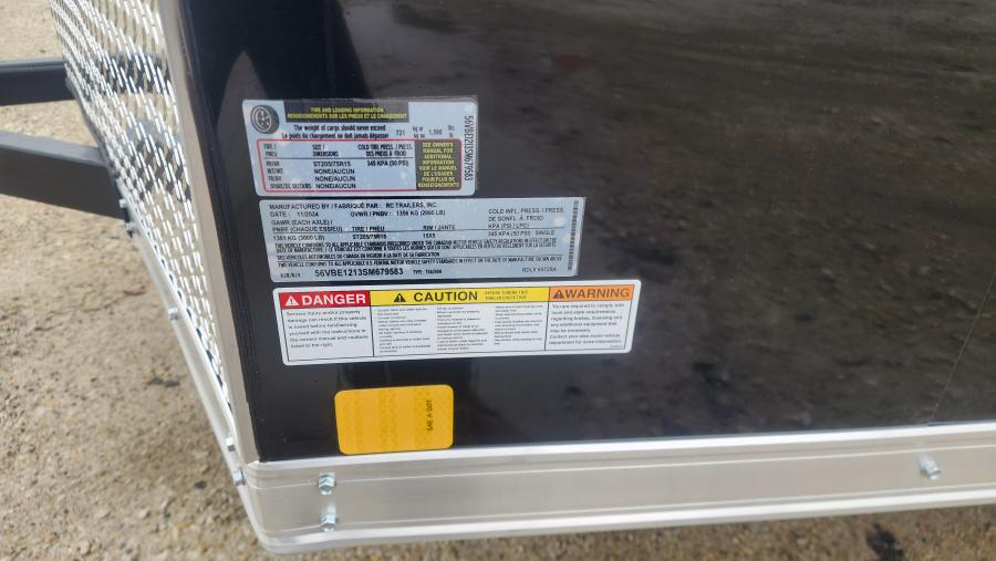 RDLX RDLX 6 x 12 SA FLAT TOP WEDG ENCLOSED TRAILER BY RC Image 4