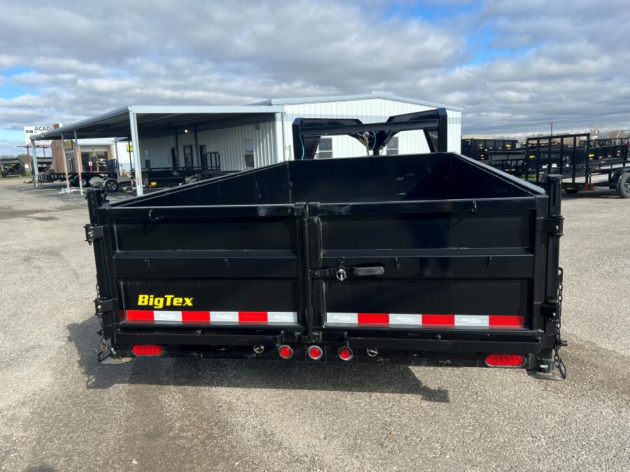 まるDELUXE BIG 1 GUM SUPER DUMP ③ Big Tex 7 x 16 Gooseneck Dump Trailer - 10K Axles