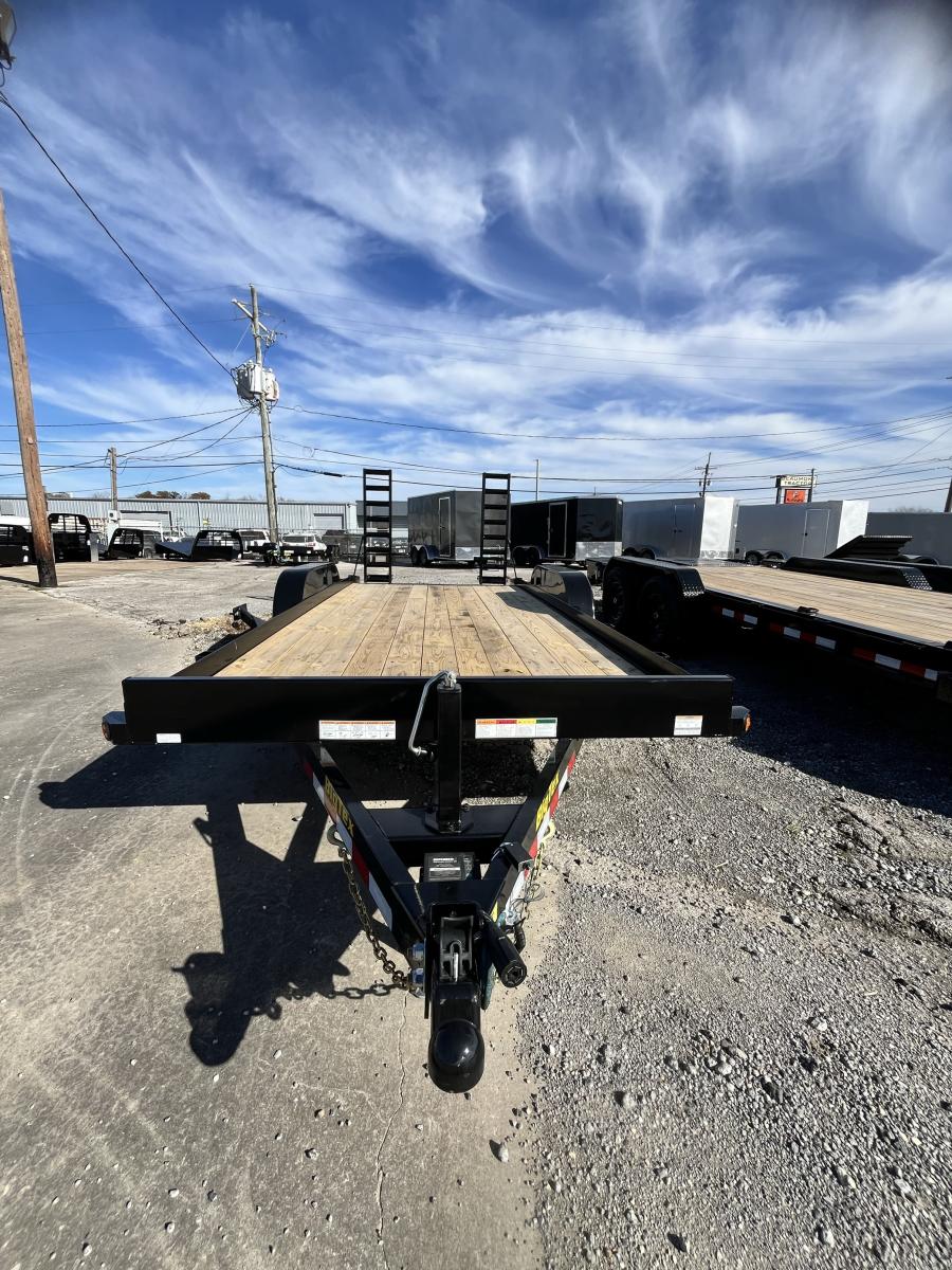 Big Tex 10CH, Car Hauler, 83" x 18', 9.9K, Dovetail, 5' Stand Up Ramps Image 1