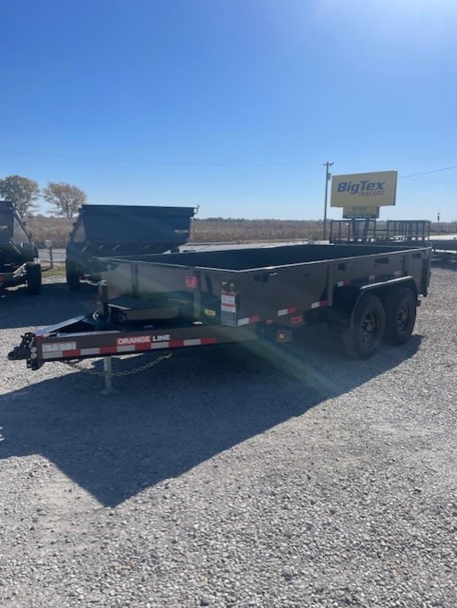Big Tex TC14 83" x 14 Heavy Duty Ultra Low Profile Dump Image 0