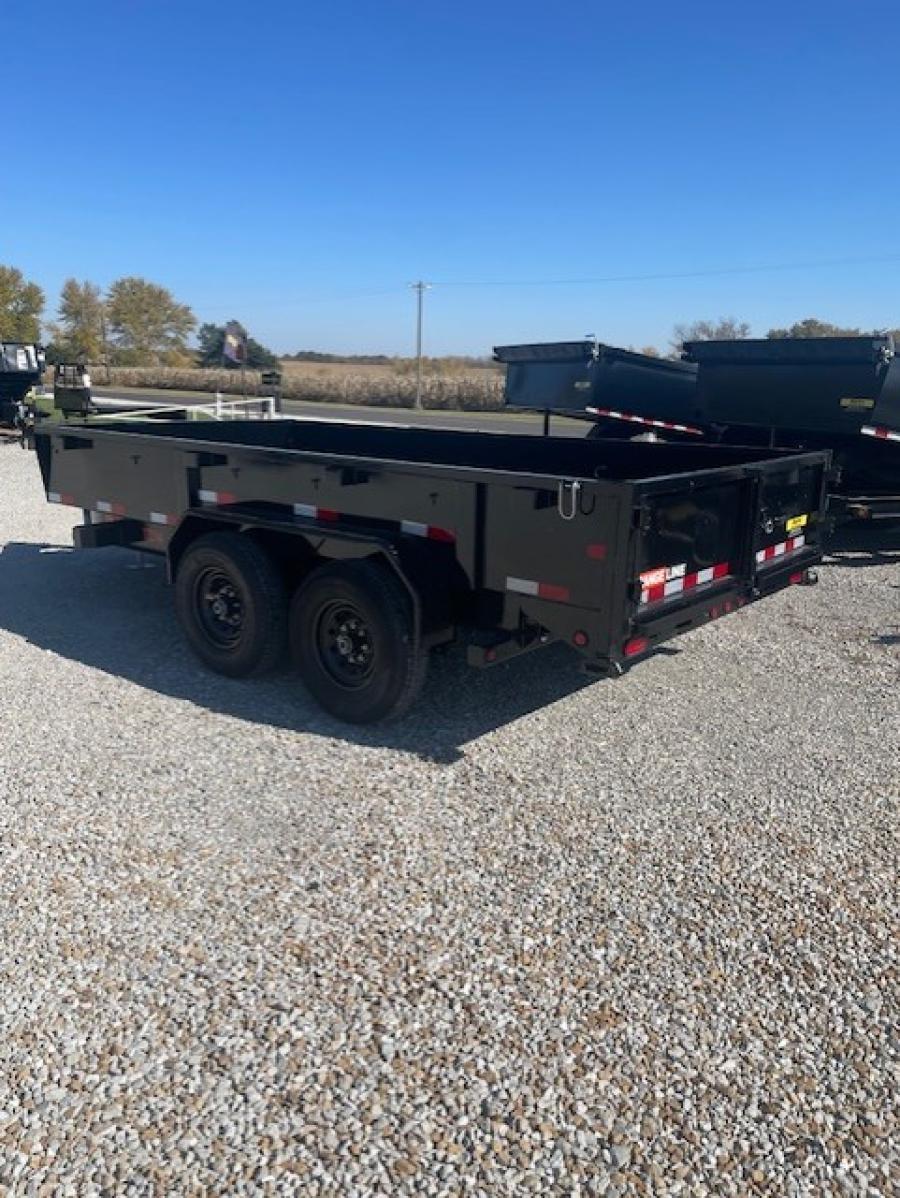 Big Tex TC14 83" x 14 Heavy Duty Ultra Low Profile Dump Image 2