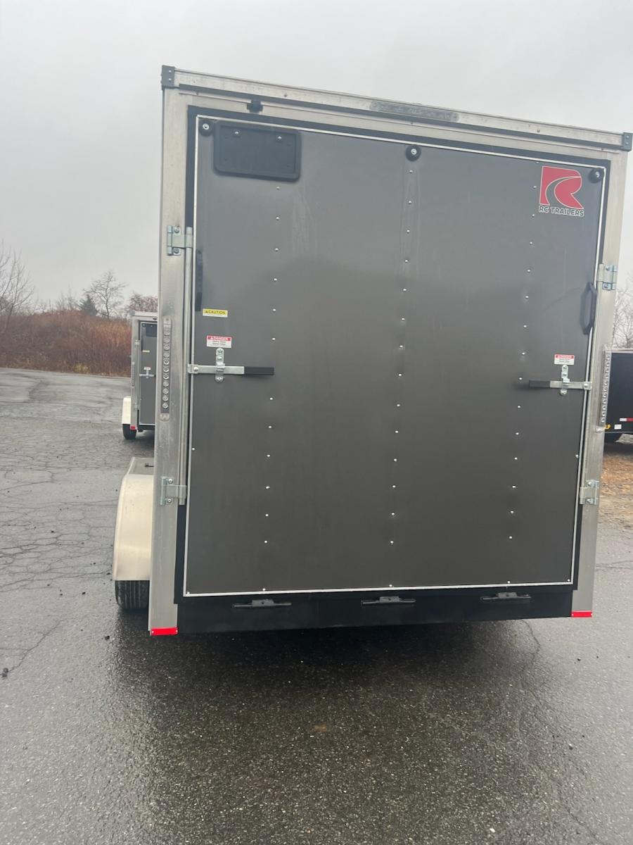 RWT7 RWT 7 x 14 TA FLAT TOP WEDGE ENCLOSED TRAILER BY RC Image 1
