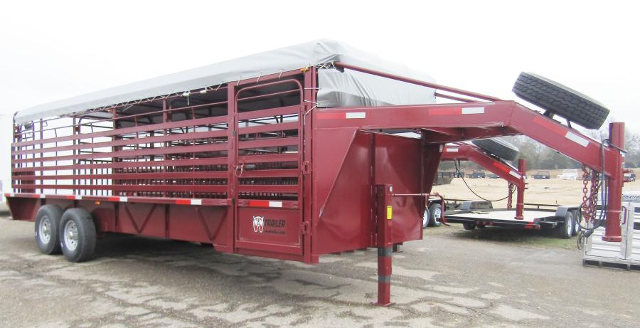 WW Roustabout 24x6'8" stock trailer #27650 Image 0
