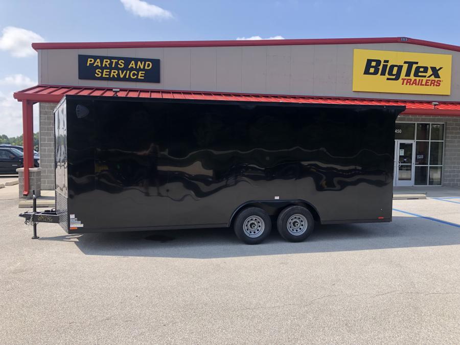 RC Trailers RDLX 8.5x20 tandem-axle wedge enclosed trailer, 7' interior height, ramp door, screwless Image 2