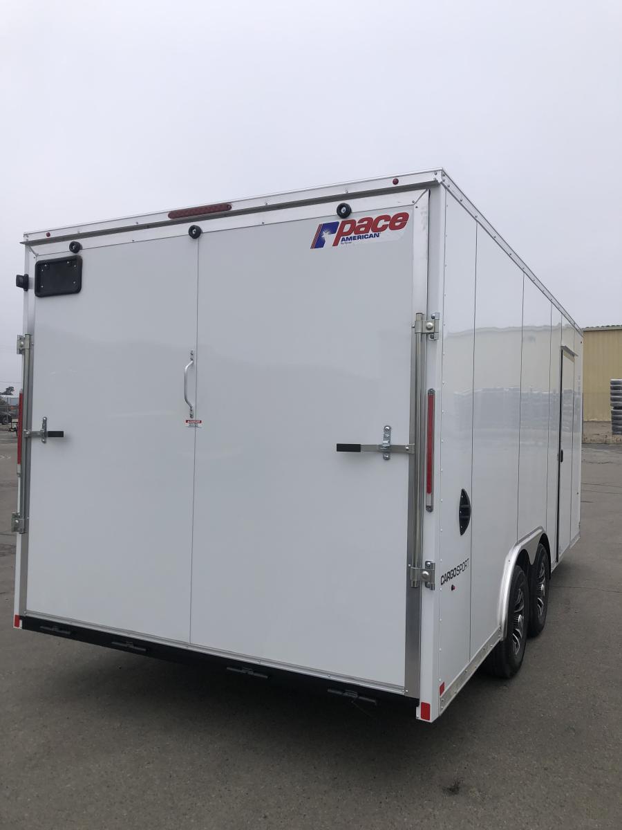 K-VI 85X18 CARGOSPORT FLAT TOP AERO WEDGE CAR HAULER 10K Image 3