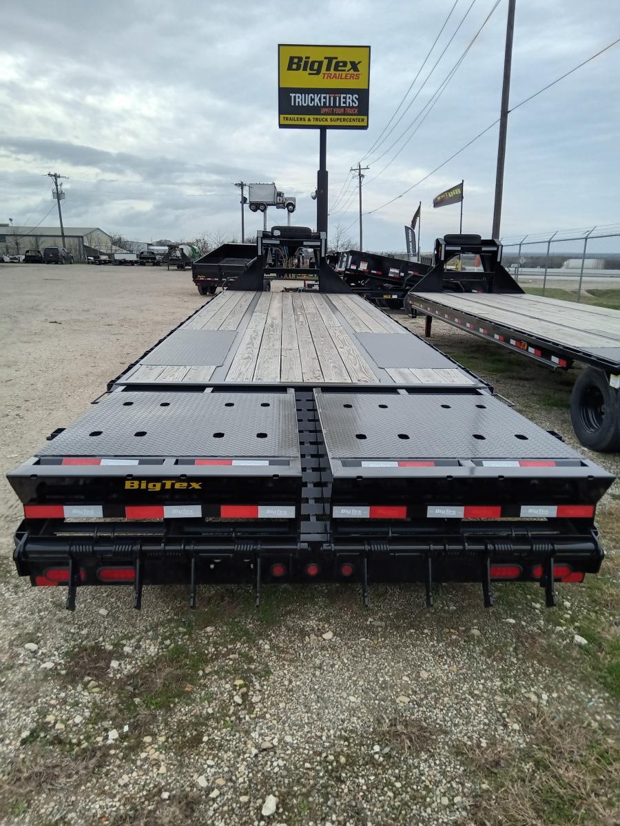 Big Tex 22GN, Gooseneck, 102" x 25', 23.9K, Dovetail, Mega Ramps Image 0