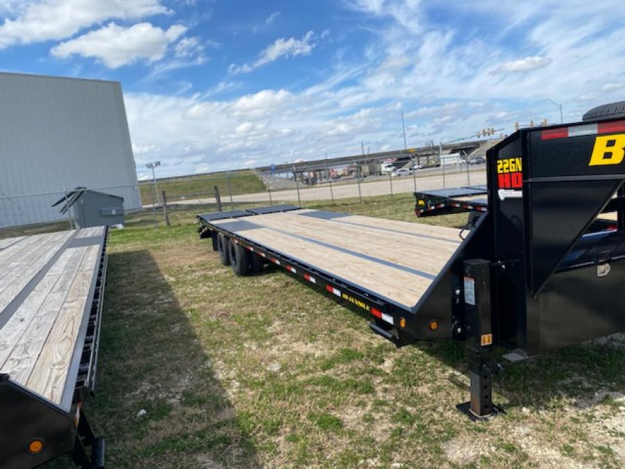 Big Tex 22GN, Gooseneck, 102" x 40', 23.9K, Dovetail, Mega Ramps Image 1