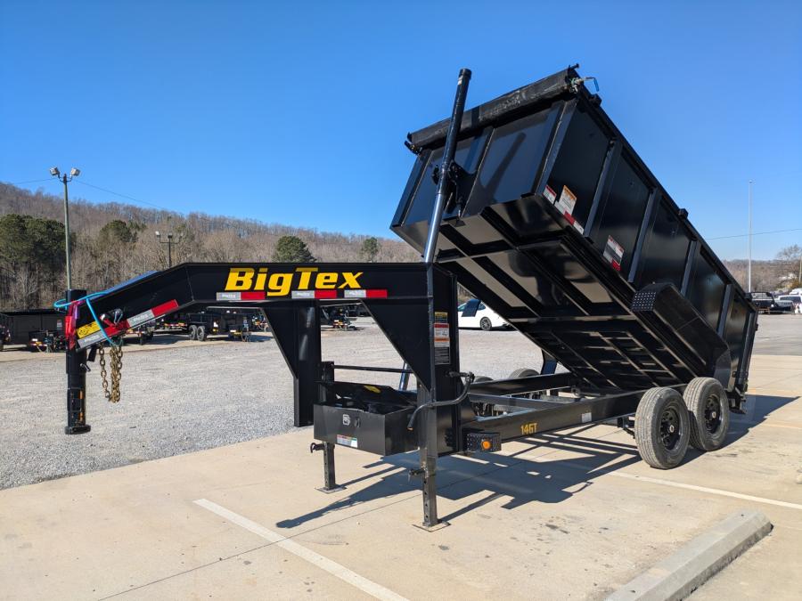 Big Tex 14GT, Dump, 83" x 14', 15.9K, 4' Sides Image 3