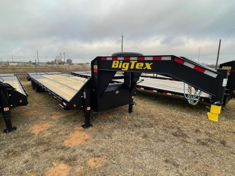 Big Tex 25GN, Gooseneck, 102" x 30', 25.9K, Dovetail, Mega Ramps Image 2