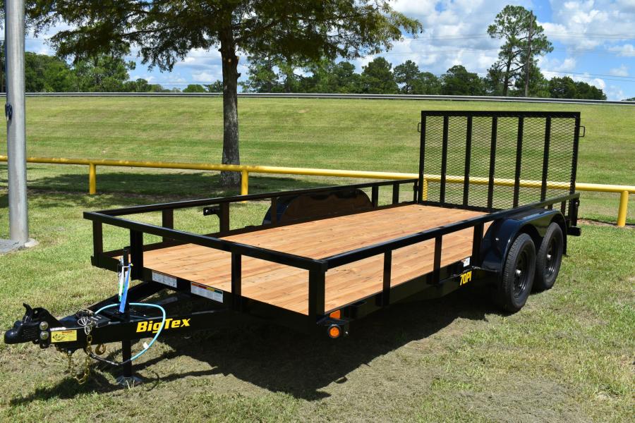 Big Tex 70PI 7K TAND SQ TU UTL 83″x18 BLK image 0