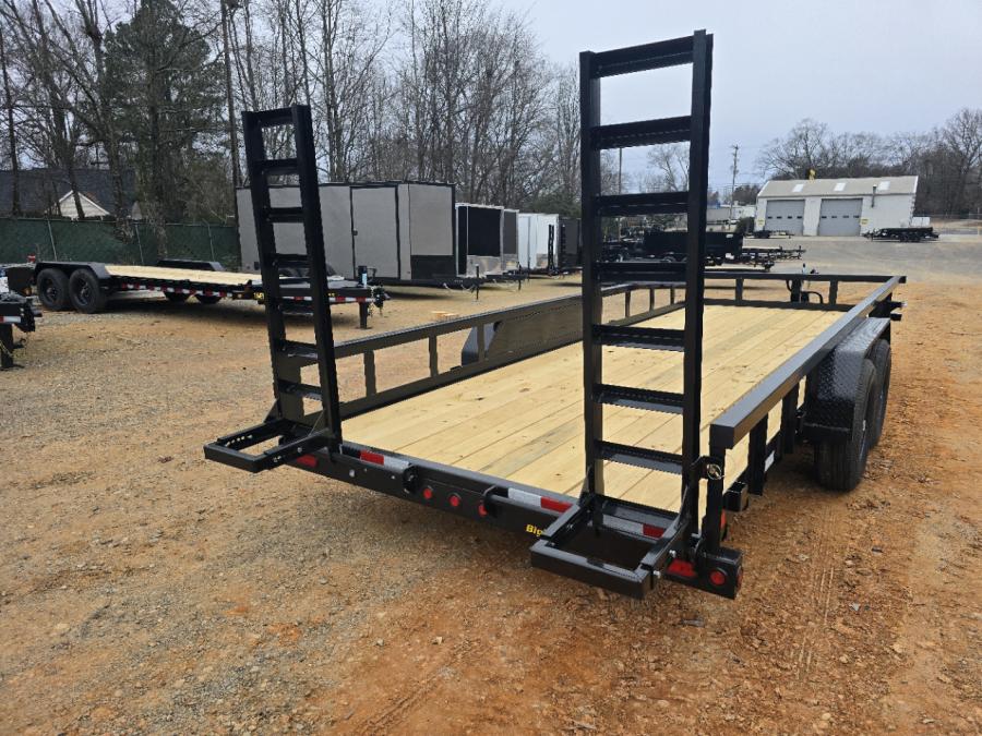 Big Tex 14PI, Utility, 83" x 20', 14K, 5' Stand Up Ramps Image 1