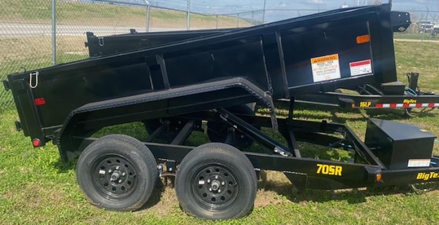 Big Tex 70SR, Dump, 60" x 10', 7K, Double Rear Doors Image 0
