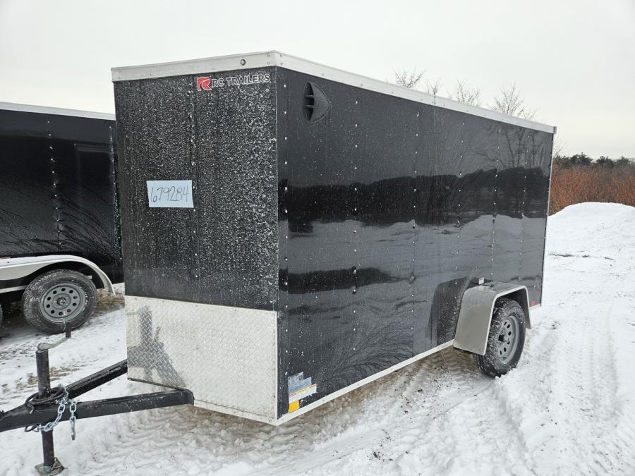 RWT6 RWT 6 x 12 SA FLAT TOP WEDGE ENCLOSED TRAILER BY RC Image 0