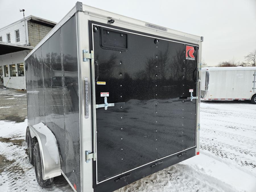 RWT7 RWT 7 x 14 TA FLAT TOP WEDGE ENCLOSED TRAILER BY RC Image 2