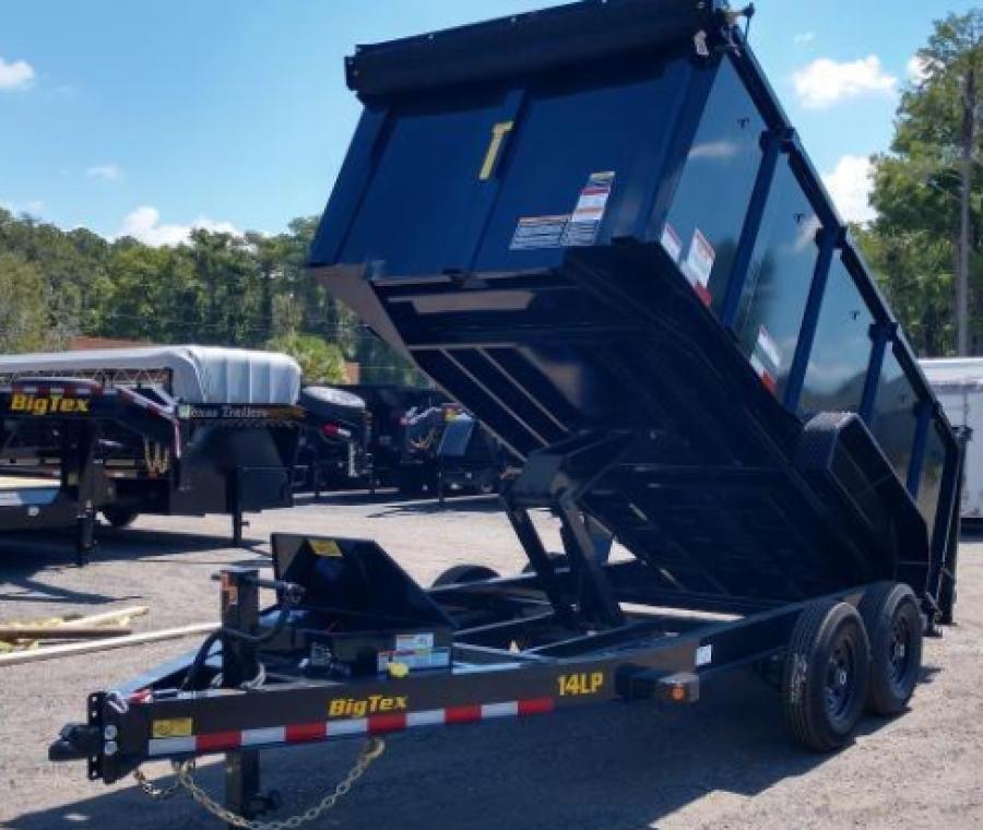 Big Tex 14LP, Dump, 83" x 14', 14K, 4' Sides Image 1