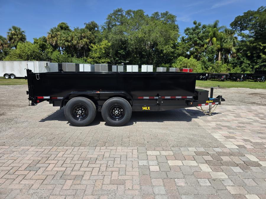 Big Tex 14LX, Dump, 83" x 14', 14K, 4' Sides Image 1