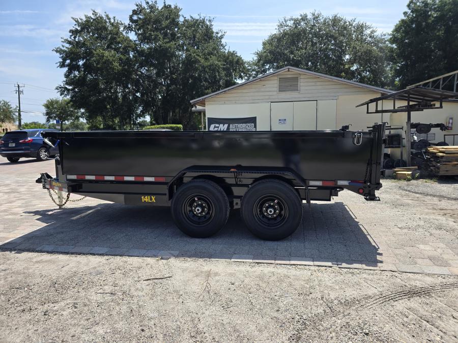 Big Tex 14LX, Dump, 83" x 14', 14K, 4' Sides Image 2