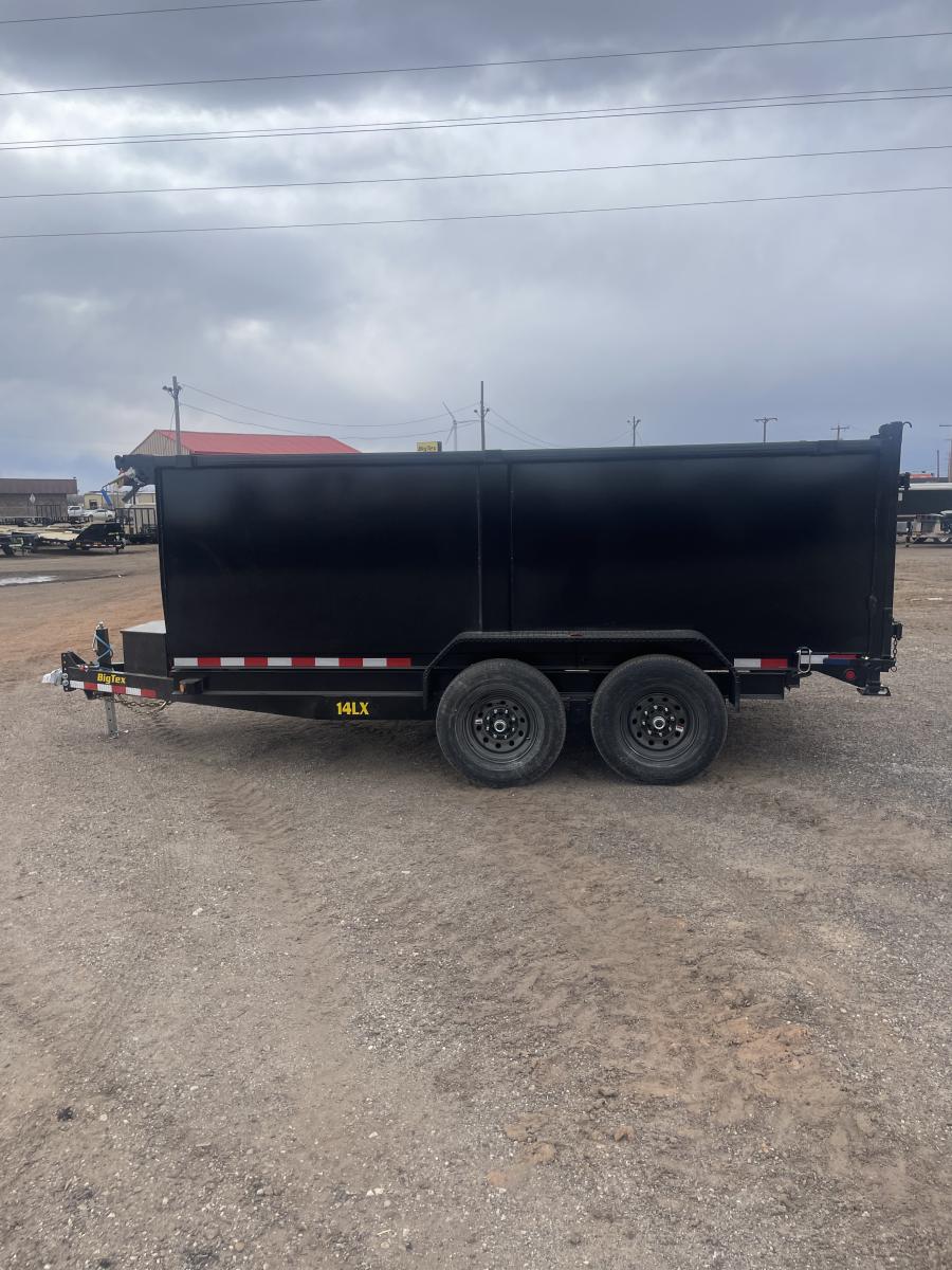 Big Tex 14LX, Dump, 83" x 14', 14K, 4' Sides Image 1