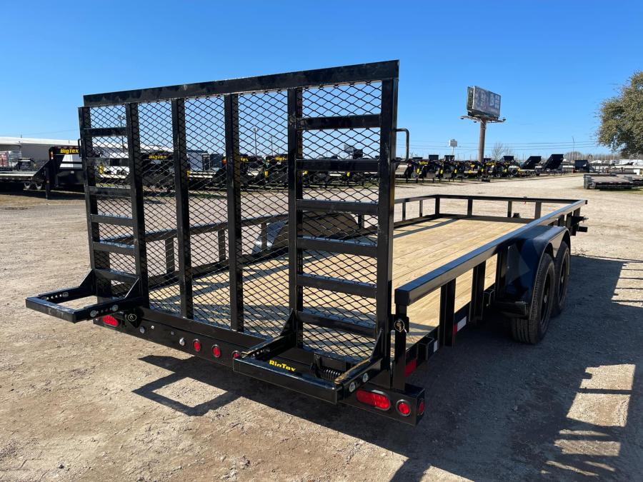 Big Tex 10PI, Utility, 83" x 20', 9.9K, 4' Ramp Gate Image 3