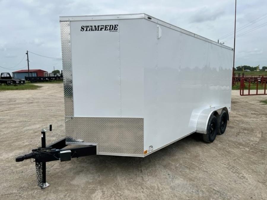 Tandem 7 x 16 Enclosed Trailer Image 1