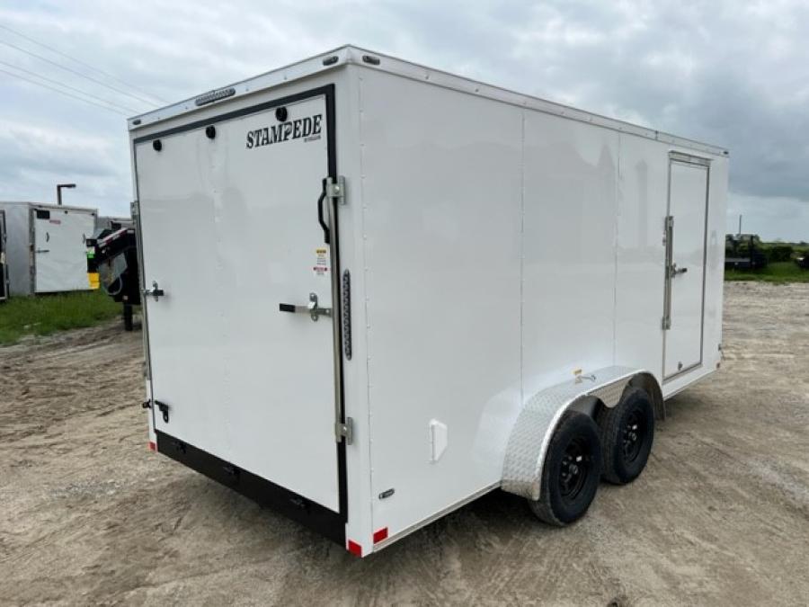 Tandem 7 x 16 Enclosed Trailer Image 3