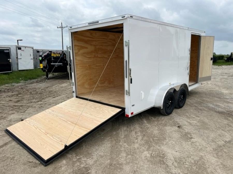 Tandem 7 x 16 Enclosed Trailer Image 5