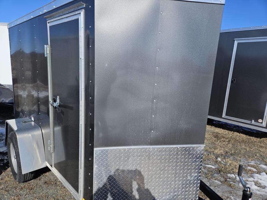 RWT5 RWT 5 x 8 SA FLAT TOP WEDGE ENCLOSED TRAILER BY RC Image 1
