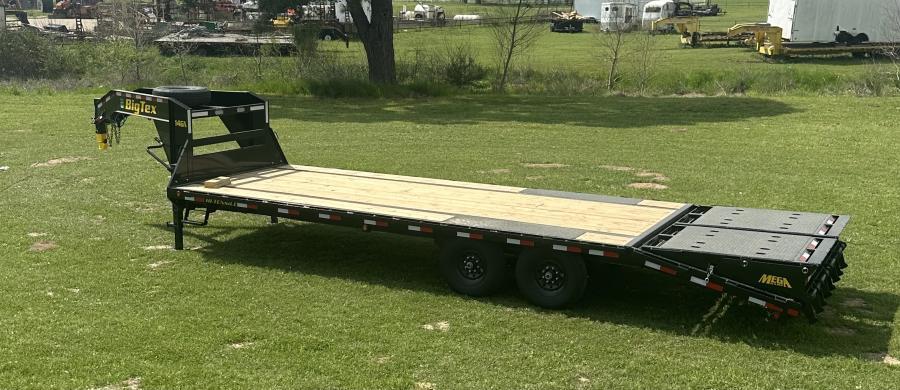 Big Tex 14GN, Gooseneck, 102″ x 30′, 15.9K, Dovetail, Mega Ramps image 1