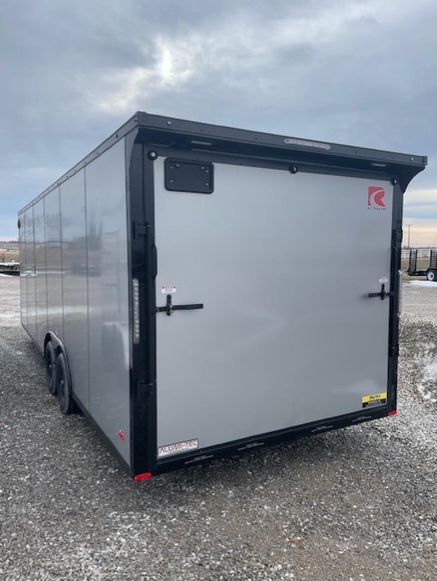 RC TRAILERS RDLX 8.5 x 24ft TA FLAT TOP WED ENCLOSED TRAILER 5200# AXLES Image 3