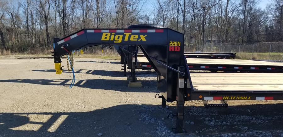 Big Tex 22GN, Gooseneck, 102" x 35', 23.9K, Dovetail, Mega Ramps Image 0