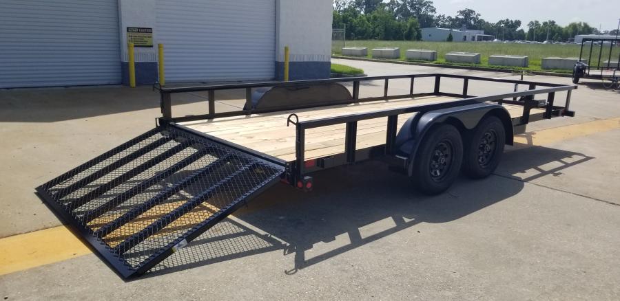 Big Tex 70PI 7K TAND SQ TU UTL 83"x16 2 BRAKES, BLK Image 9