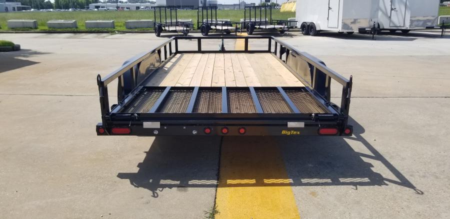 Big Tex 70PI 7K TAND SQ TU UTL 83"x16 2 BRAKES, BLK Image 12