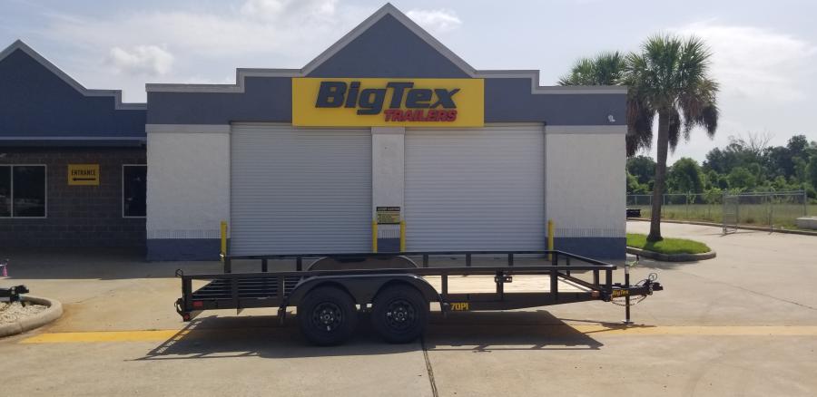 Big Tex 70PI 7K TAND SQ TU UTL 83"x16 2 BRAKES, BLK Image 15