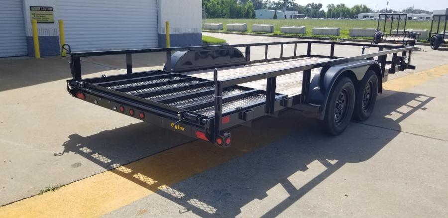 Big Tex 70PI 7K TAND SQ TU UTL 83"x18 2 BRAKES, BLK Image 5
