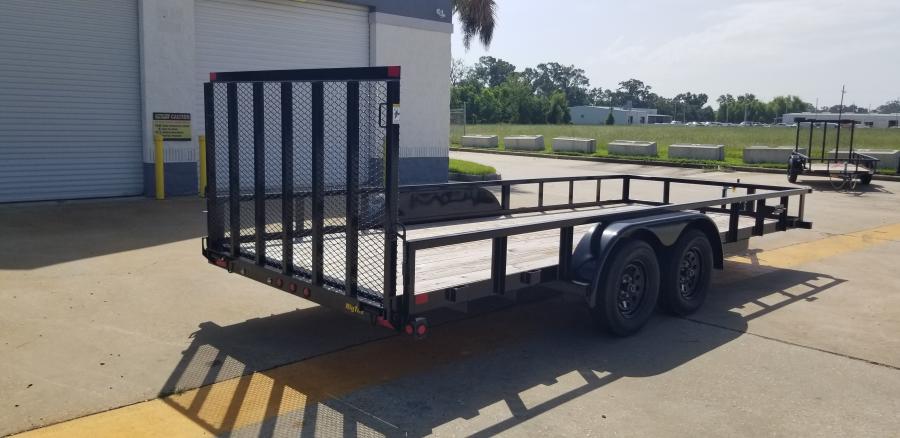 Big Tex 70PI 7K TAND SQ TU UTL 83"x18 2 BRAKES, BLK Image 7