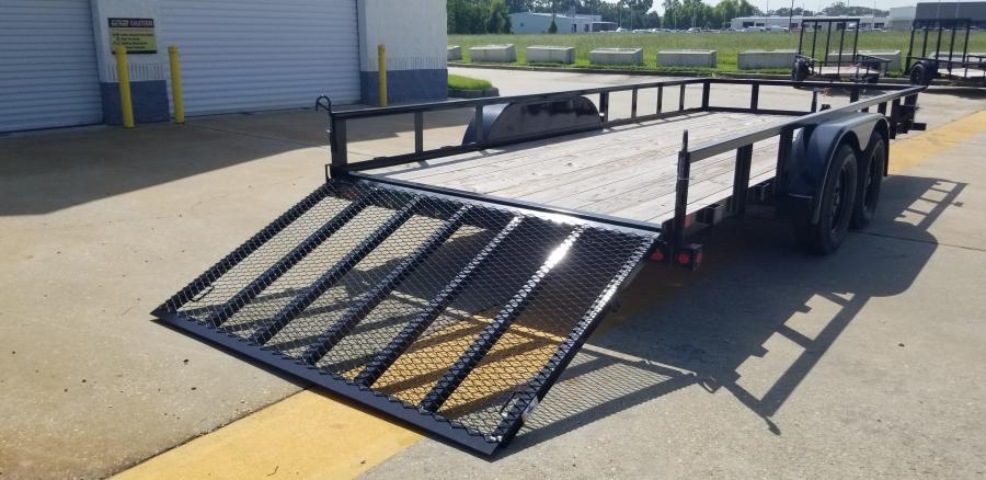 Big Tex 70PI 7K TAND SQ TU UTL 83"x18 2 BRAKES, BLK Image 6