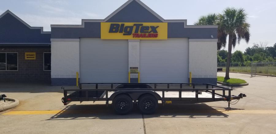 Big Tex 70PI 7K TAND SQ TU UTL 83"x18 2 BRAKES, BLK Image 12