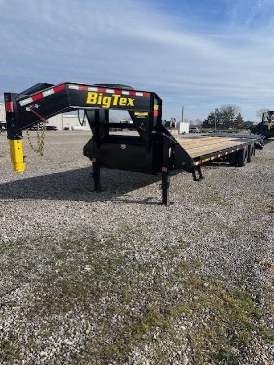 Big Tex 22GN, Gooseneck, 102″ x 25′, 23.9K, Dovetail, Mega Ramps image 0