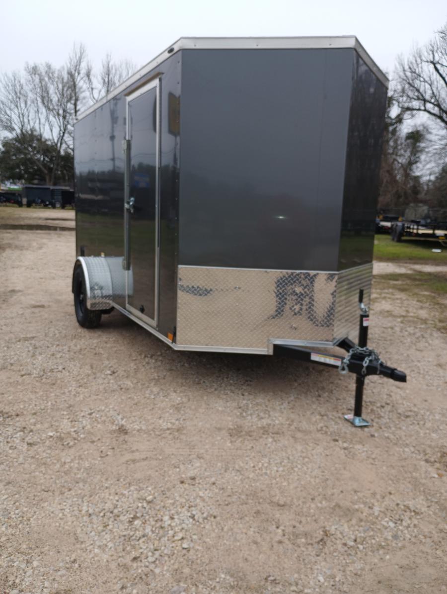 STAS STALL 6X12 SA CHARCOAL RD STD 6HT Image 1