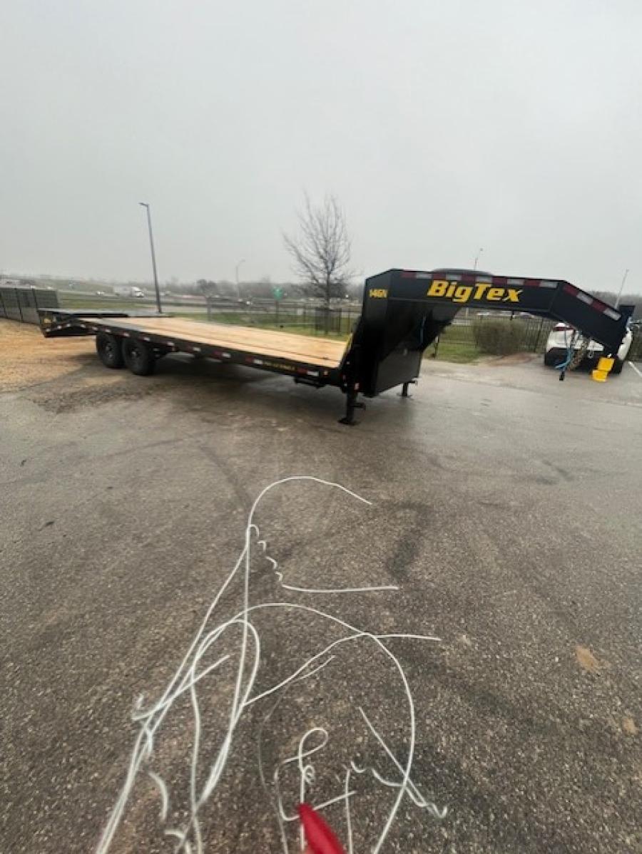 Big Tex 14GN, Gooseneck, 102" x 25', 15.9K, Dovetail, Mega Ramps Image 0