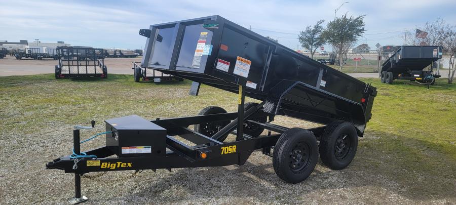 Big Tex 70SR, Dump, 60″ x 10′, 7K, Double Rear Doors image 1